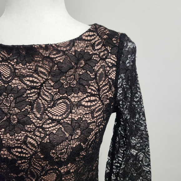 JS Collections Black Lace Dress - Picture 2 of 12
